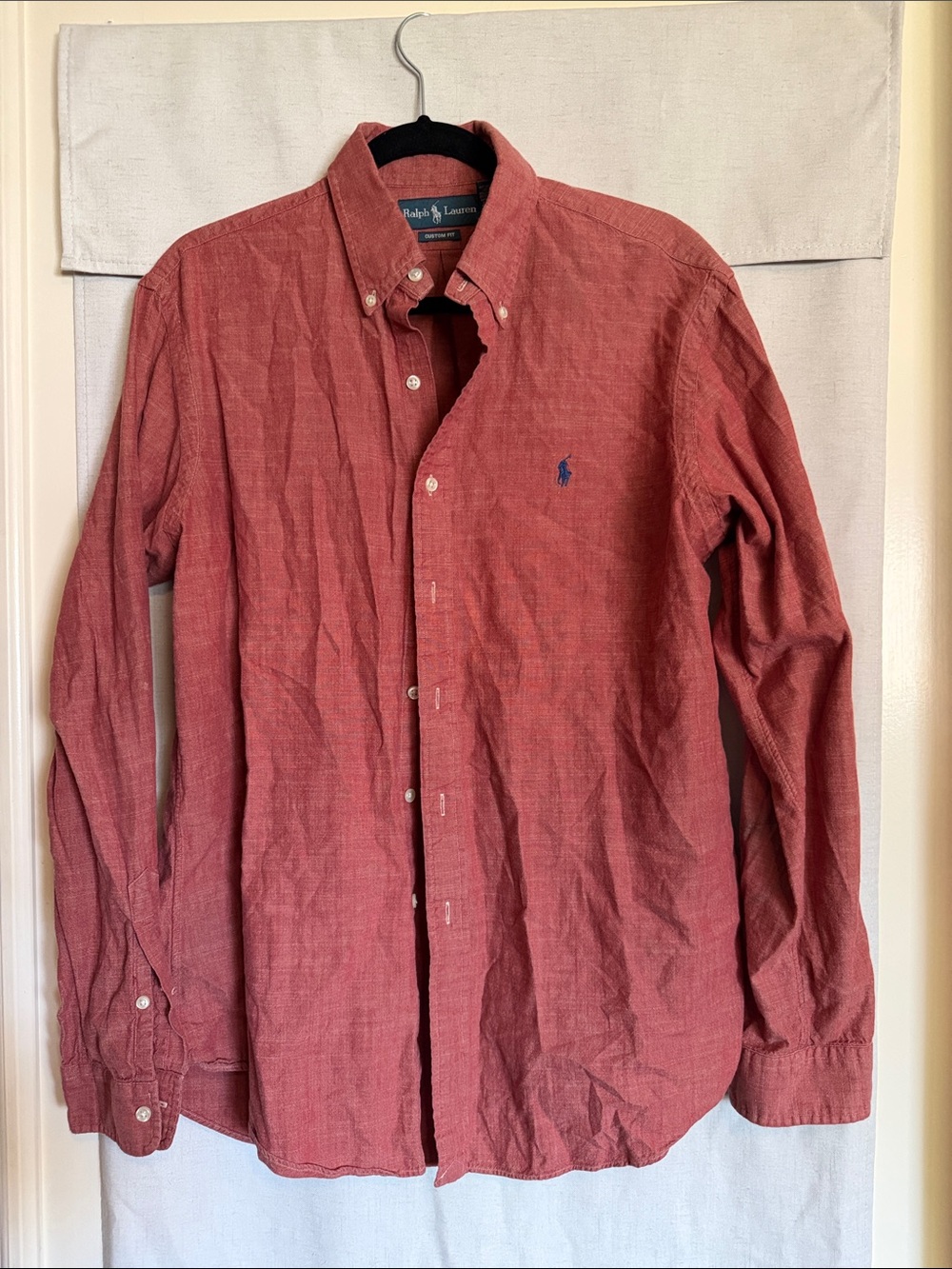 Polo by Ralph Lauren Men's Brick Red Button-Down Shirt